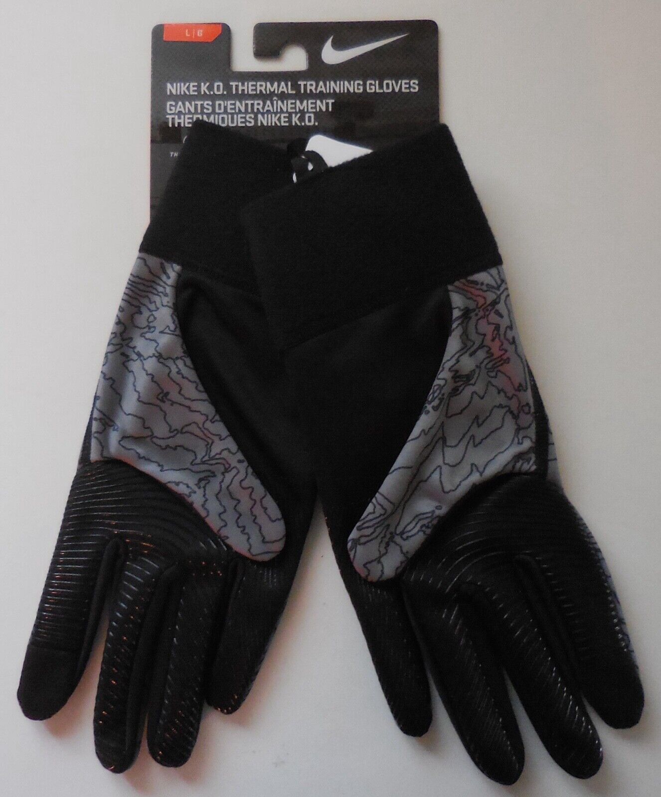 Nike Guantes Entrenamiento Hombre - Club Fleece 2.0 - dark  grey/heather/black/black 096